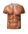 T-Shirts & Tanks - 3D Muscle Print Men's Short Sleeve T-shirt