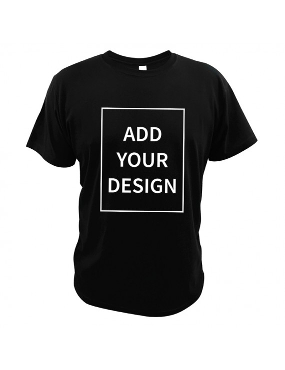 T-Shirts & Tanks - EU Size 100% Cotton Custom T Shirt Make Your Design Logo Text Men Women Print Original Design High Quality Gifts Tshirt