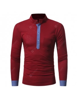 Men Casual Slim Long Sleeve T-Shirt