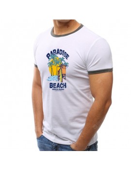 Men T-Shirt Short Sleeve Summer Fashion Printed T-Shirt