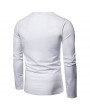 T-Shirts & Tanks - New Man Fashion Casual Full Sleeve Solid Folds Cotton Blend T-Shirt 1260