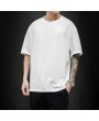 T-Shirts & Tanks - New Summer Men T Shirt 2021 Fashion Solid T Shirt Mens Oversized Hip Hop Short Sleeve Casual Cotton Mens Streetwear Top Tees