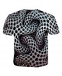 T-Shirts & Tanks - Summer New Men's 3D Geometric Print Short-Sleeved T-shirt