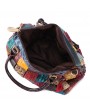 Women's Handbags - Women Bohemian Large Capacity Genuine Leather Handbags Patchwork Handmade Crossbody Bags