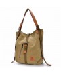 Women Canvas Casual Multifunctional Microfiber Leather Large Capacity Handbag Shoulder Bags Backpack