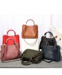 Women's Handbags - Women Faux Leather Two-piece Set Bucket Bag Handbag Shoulder Bag