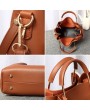 Women's Handbags - Women Faux Leather Two-piece Set Bucket Bag Handbag Shoulder Bag