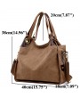 Women's Handbags - Women Large Capacity Canvas Casual Handbag Shopping Travel Shoulder Bags