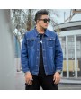 Denim Jackets - 2020 Autumn And Winter Large Size Men's Denim Jacket Wide Prednisone Plus Fertilizer To Increase Men's Simple Denim Jacket