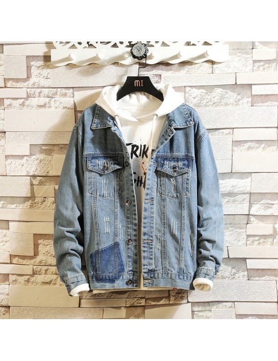 Denim Jackets - Autumn and Winter Men's Casual Trend Denim Jacket