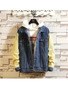 Autumn and Winter Youth Men's Casual Denim Jacket