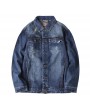 Denim Jackets - Large Size Men Spring Jackets Printing Men's Jackets