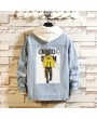 Denim Jackets - Men's Clothes Autumn and Winter Men's Casual Loose Denim Jacket