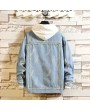 Denim Jackets - Men's Denim Jacket Casual Loose Jeans Jacket