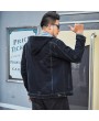 Denim Jackets - Men's Jacket Large Size Autumn And Winter Male Hooded Denim Jacket Loose Coat