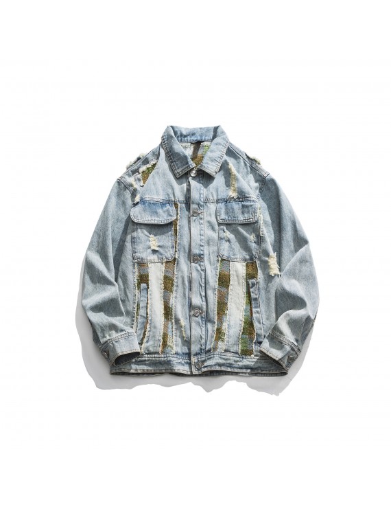 Denim Jackets - Spring Trend Korean Style All-match Men's Denim Jacket