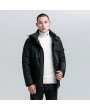 Bomber Jackets - 2020 Men's Winter Coat Thick Warm Tide Men Casual Cotton Hooded Winter Jacket Padded Male