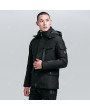 Bomber Jackets - 2020 Men's Winter Coat Thick Warm Tide Men Casual Cotton Hooded Winter Jacket Padded Male