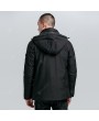 Bomber Jackets - 2020 Men's Winter Coat Thick Warm Tide Men Casual Cotton Hooded Winter Jacket Padded Male