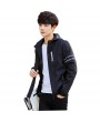 Men's Jackets Jacket Trend Of Young People Standing Collar Casual Slim Thin Windproof Jacket