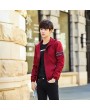 Men's Jackets Jacket Trend Of Young People Standing Collar Casual Slim Thin Windproof Jacket