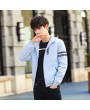 Men's Jackets Jacket Trend Of Young People Standing Collar Casual Slim Thin Windproof Jacket