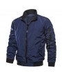 Bomber Jackets - Men's Slim Casual Jacket Soft Coat for Male