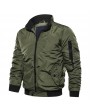 Bomber Jackets - Men's Slim Casual Jacket Soft Coat for Male