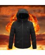 Bomber Jackets - Men's Smart Heating Cotton Coat Hooded Parka