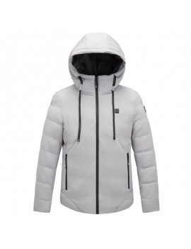 Men's Smart Heating Cotton Coat Hooded Parka