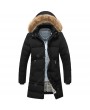 Bomber Jackets - Men's Thick Cotton Coat Hooded Warm Down Jacket