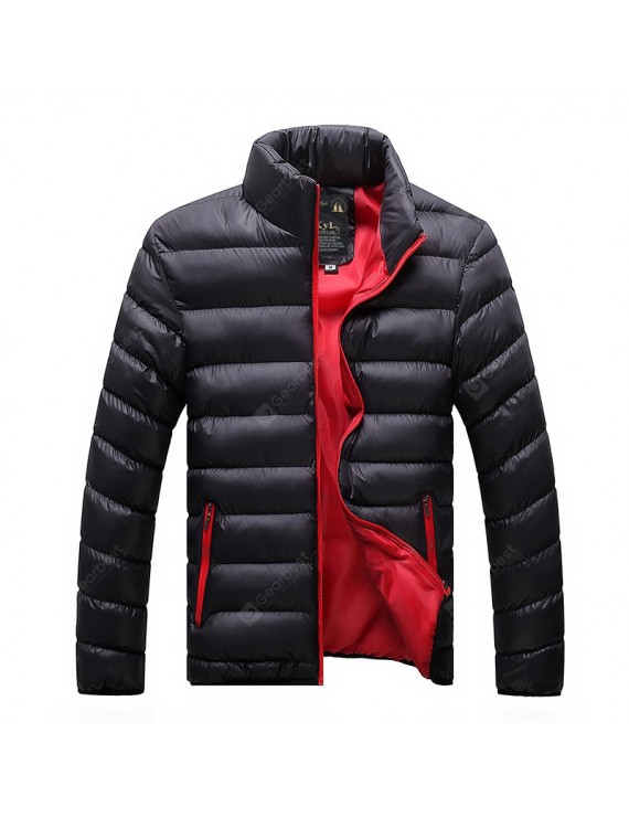 Bomber Jackets - Men's Winter Coat Thick Warm Hooded Jacket Student Big Yards Padded Bread Served Cold