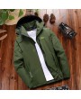 Bomber Jackets - Ms. Male Sports Outdoor Climbing Jackets Windproof Waterproof Ski Suits Hoodie