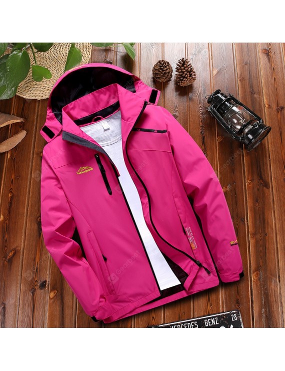 Bomber Jackets - Ms. Male Sports Outdoor Climbing Jackets Windproof Waterproof Ski Suits Hoodie