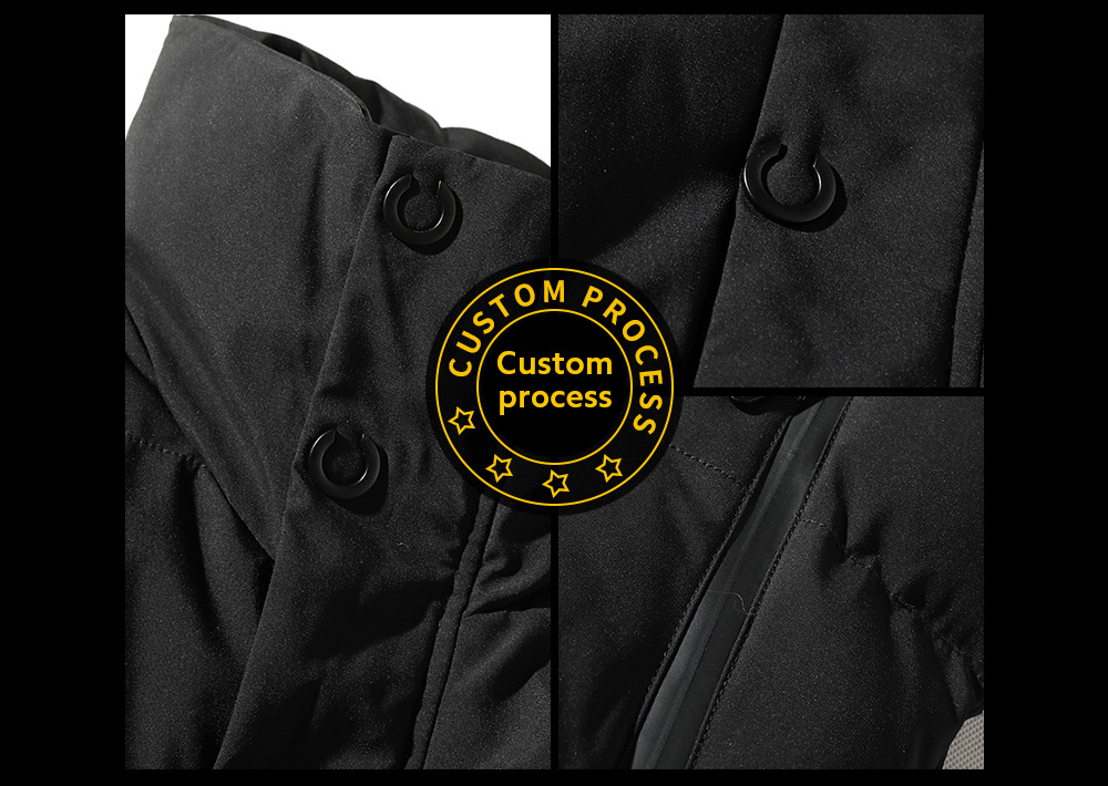 Winter Tide Men's Warm Fashion Simple Cotton Coat Custom process